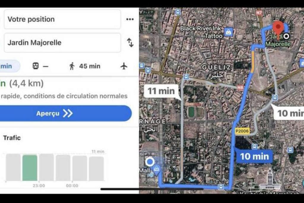 Luxueux Appartement Marrakech Au Coeur De L Hivernage مراكش المظهر الخارجي الصورة